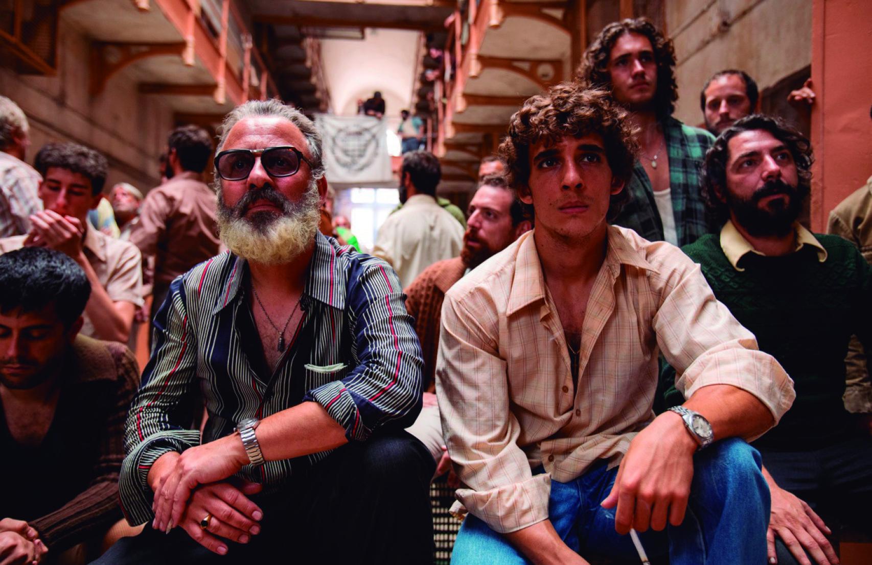 Miguel Herrán y Javier Gutiérrez en 'Modelo 77'