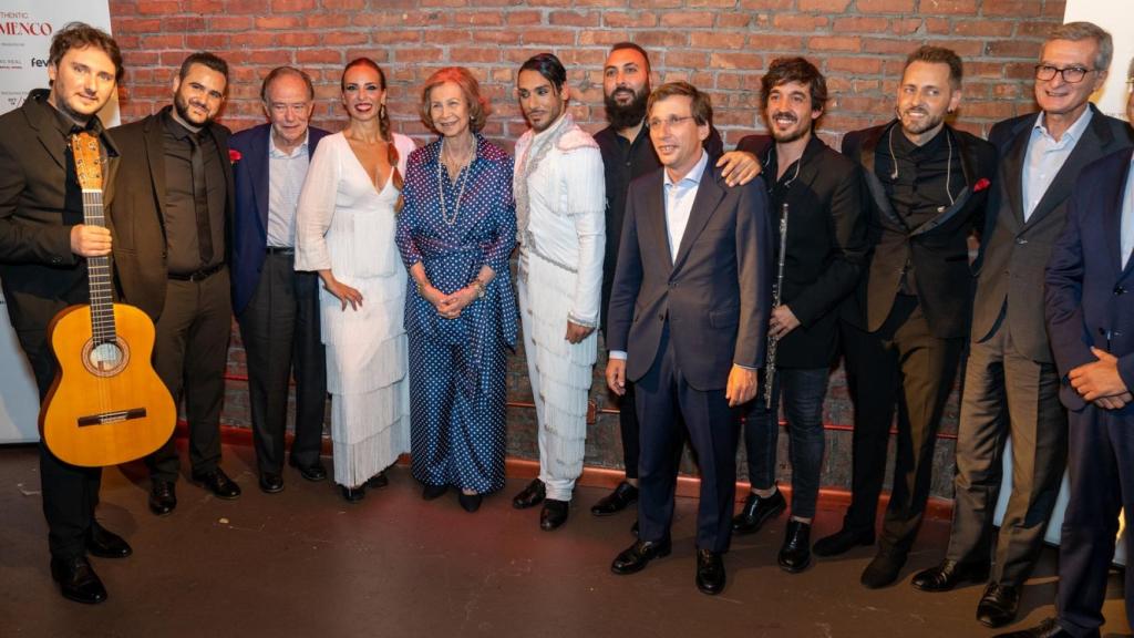 La reina Sofía ha coincidido con varias autoridades, como José Luis Martínez-Almeida.