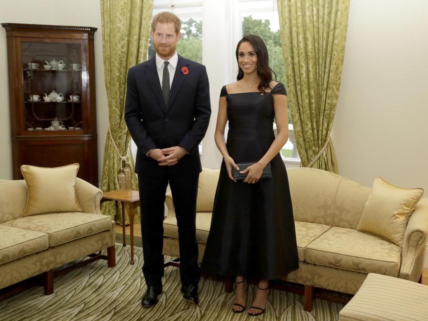 El Príncipe Harry y Meghan Markle, en el marco de su viaje a Nueva Zelanda. Gtres