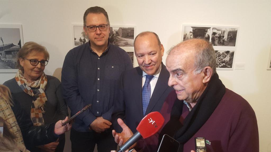 Félix Navarro, en la inauguración de Mujeres rurales en la Zamora de la década de 1970 a 1980