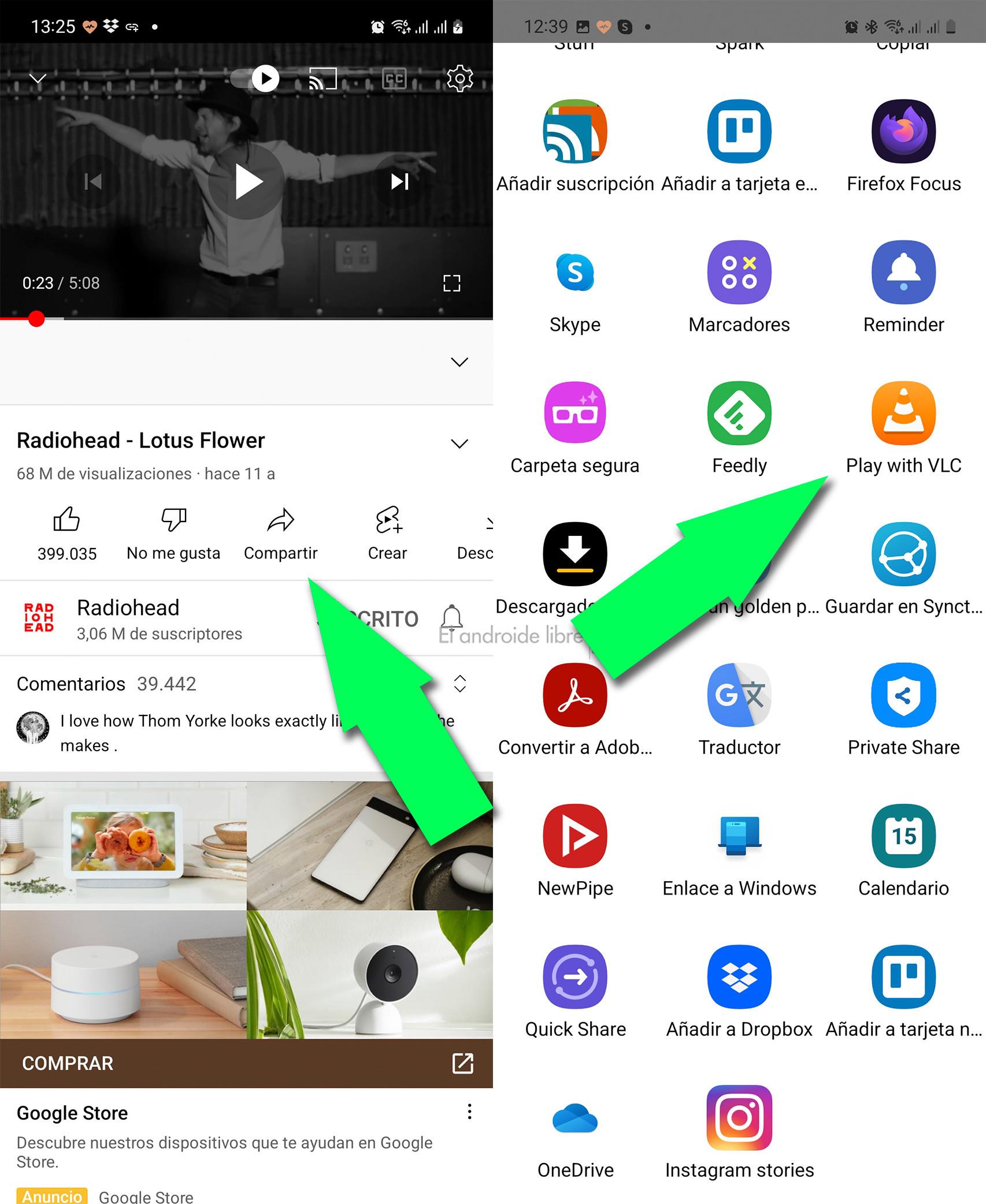 Los dos pasos a seguir en YouTube