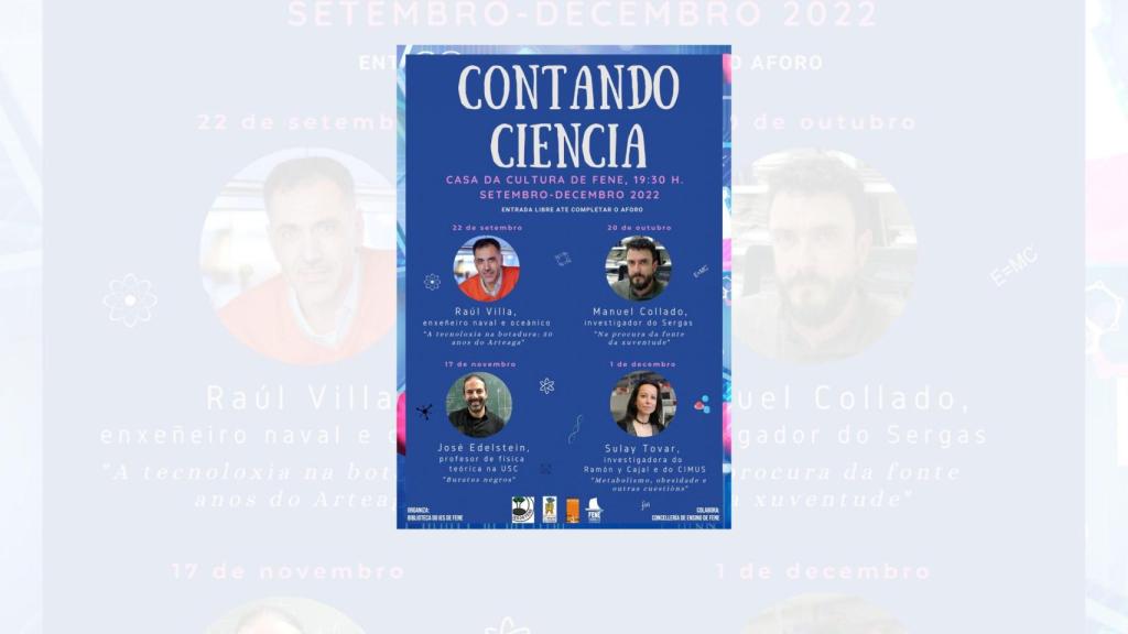 La ciencia al alcance de la población general con el programa Contandociencia del IES de Fene (A Coruña)