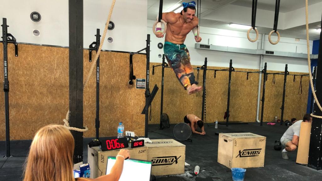 Alex Solir, en un momento de la prueba.