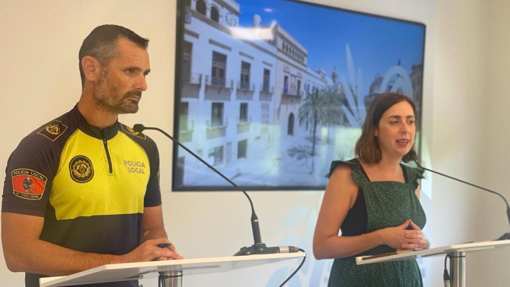 La concejala de Medio Ambiente, Esther Díez,  en la presentación de la Semana de la Movilidad de Elche.