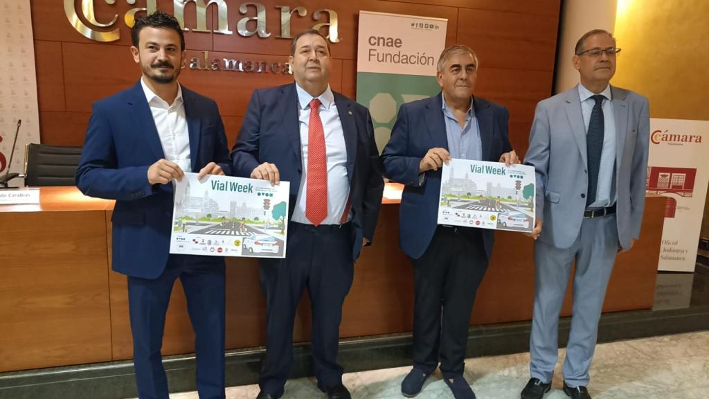Presentación de la ‘Vial Week' en la Cámara de Comercio de Salamanca