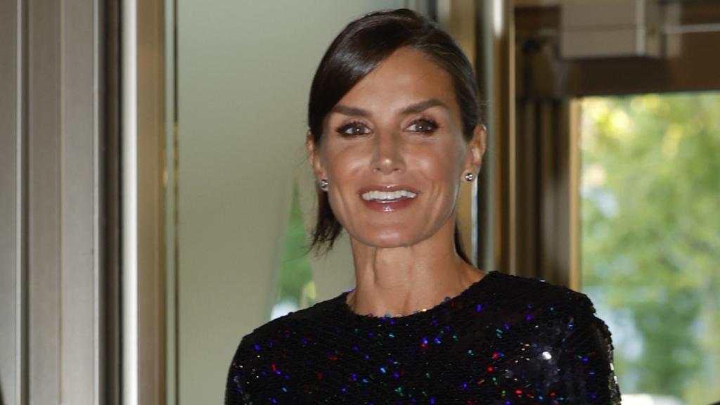 La reina Letizia a su llegada al Auditorio Nacional de Música de Madrid este viernes 16 de septiembre de 2022.