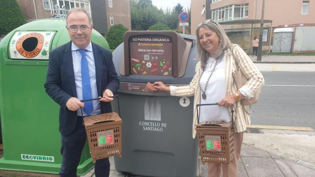 Presentación del contenedor marrón