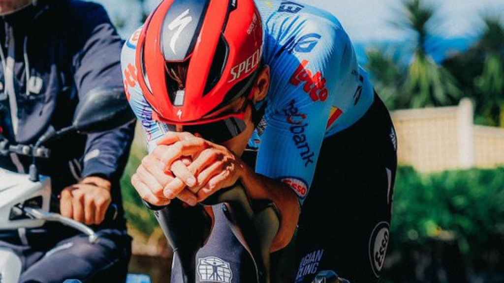 Remco Evenepoel preparando el Mundial de contrarreloj en Australia