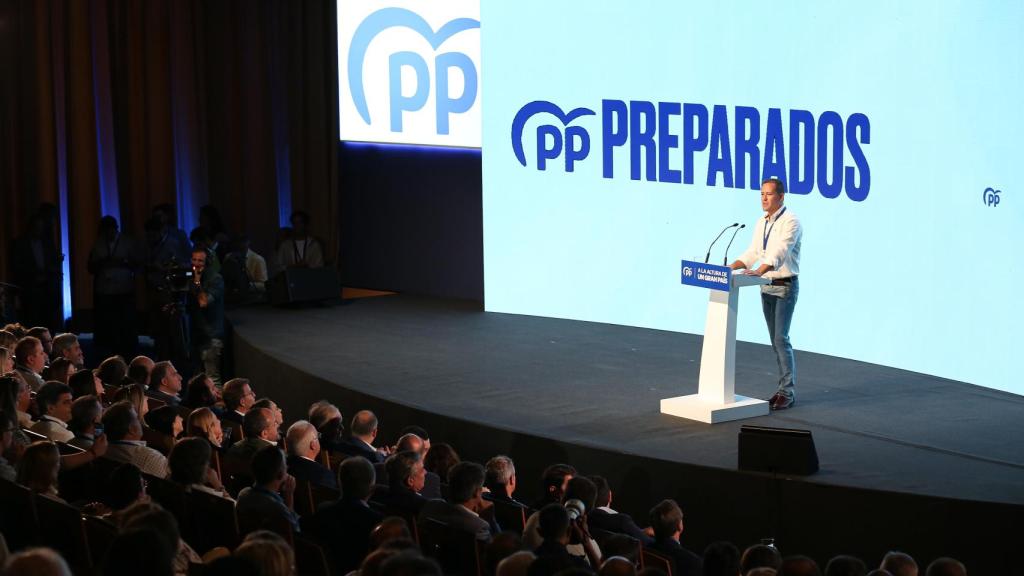 Carlos Velázquez, presidente del PP de Toledo. / Foto: Óscar Huertas.