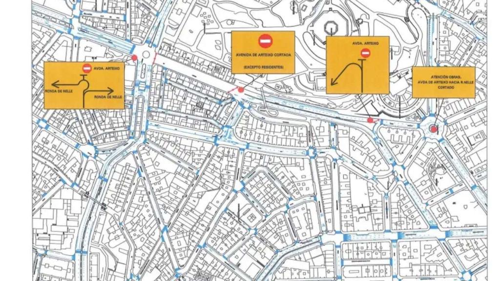 Corte de tráfico desde el 19 de septiembre