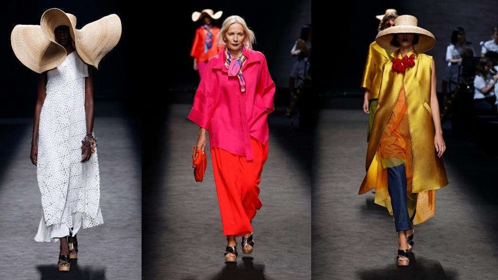 Modelos de la colección primavera-verano 2023 de Ulises Mérida.