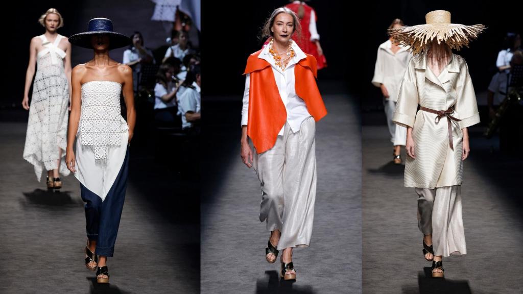 Otro momento del desfile de Ulises Mérida para primavera-verano 2023.