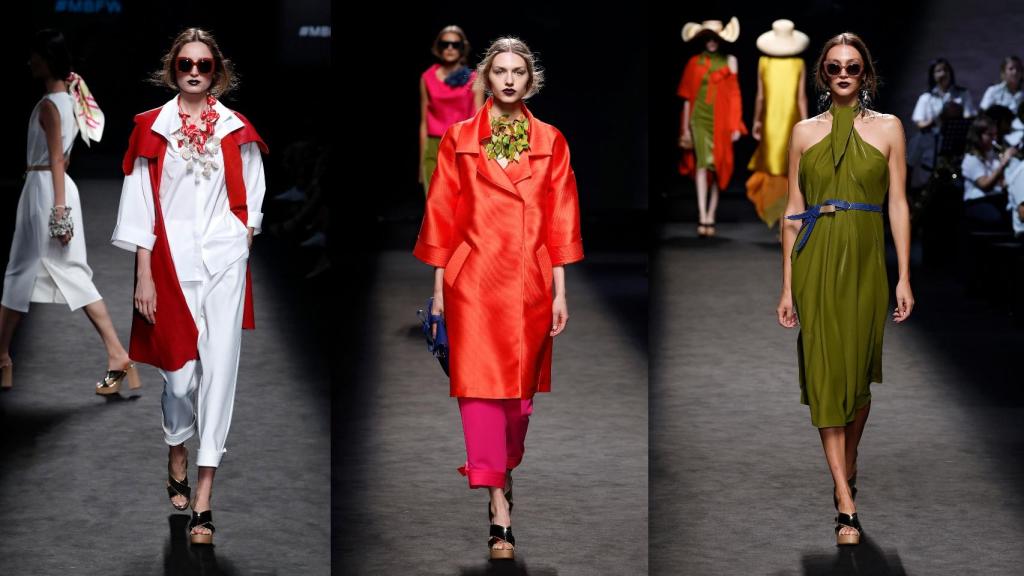 Modelos de la colección primavera-verano 2023 de Ulises Mérida.