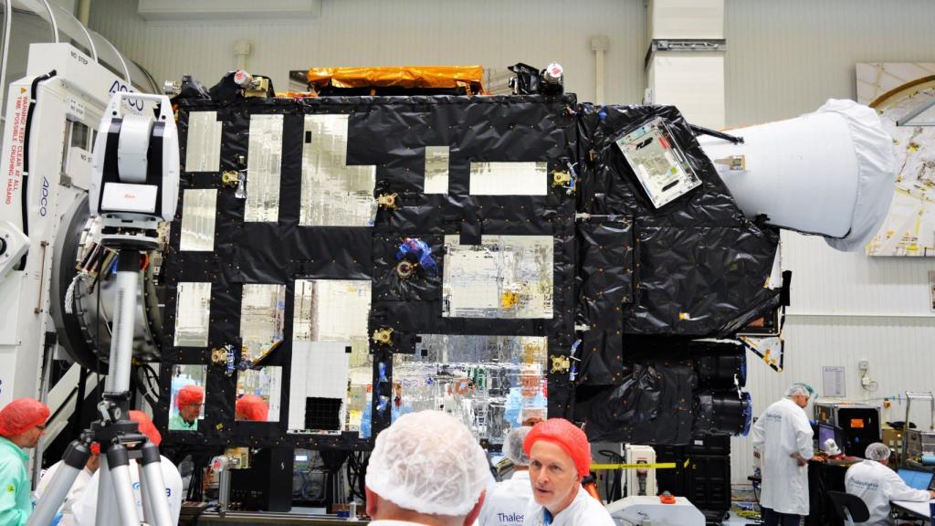 Meteosat de tercera generación en la sala blanca