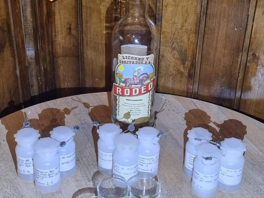 Alcohol intervenido por la Policía Local