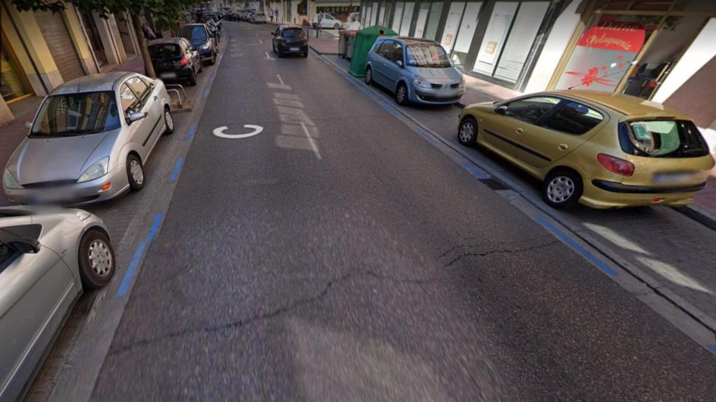 Imagen de la calle Gabriel y Galán en Valladolid
