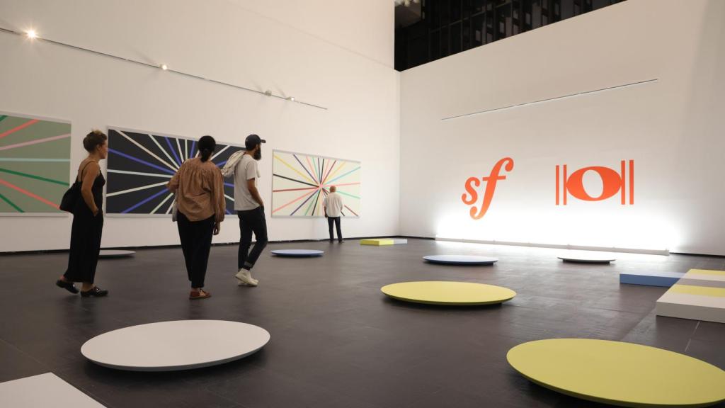 Vista de una de las salas de la exposición de Mitsuo Miura en el CA2M