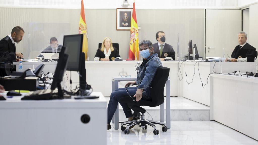 Soledad Iparraguirre en la Audiencia Nacional, este lunes.