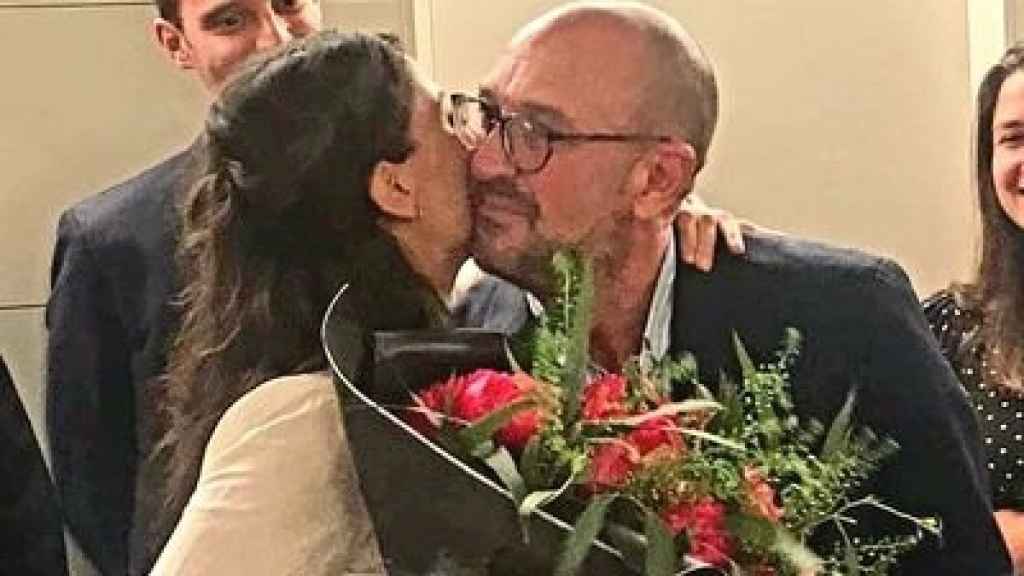 Macarena Olona junto a Manuel Hernández.