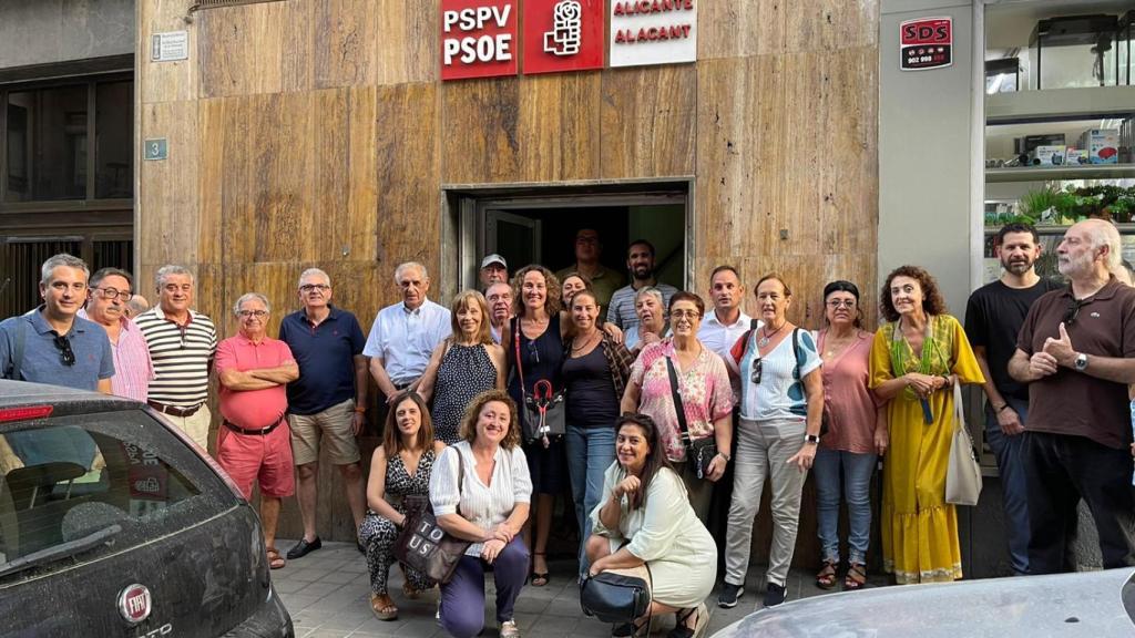 Presentación de la candidatura de María José Adsuar, ayer por la tarde.