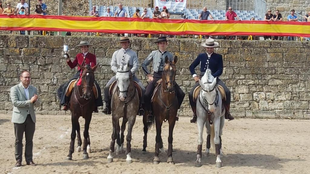 El alcalde de Ciudad Rodrigo, Marcos Iglesias, en la clausura la Feria del Caballo