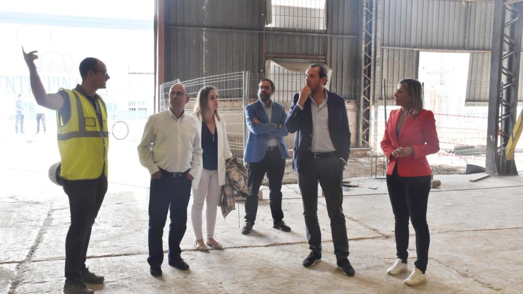 Visita del alcalde de Valladolid a las nuevas instalaciones de BIKI