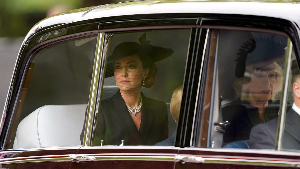 Kate Middelton llegando a la Abadía de Westminster.