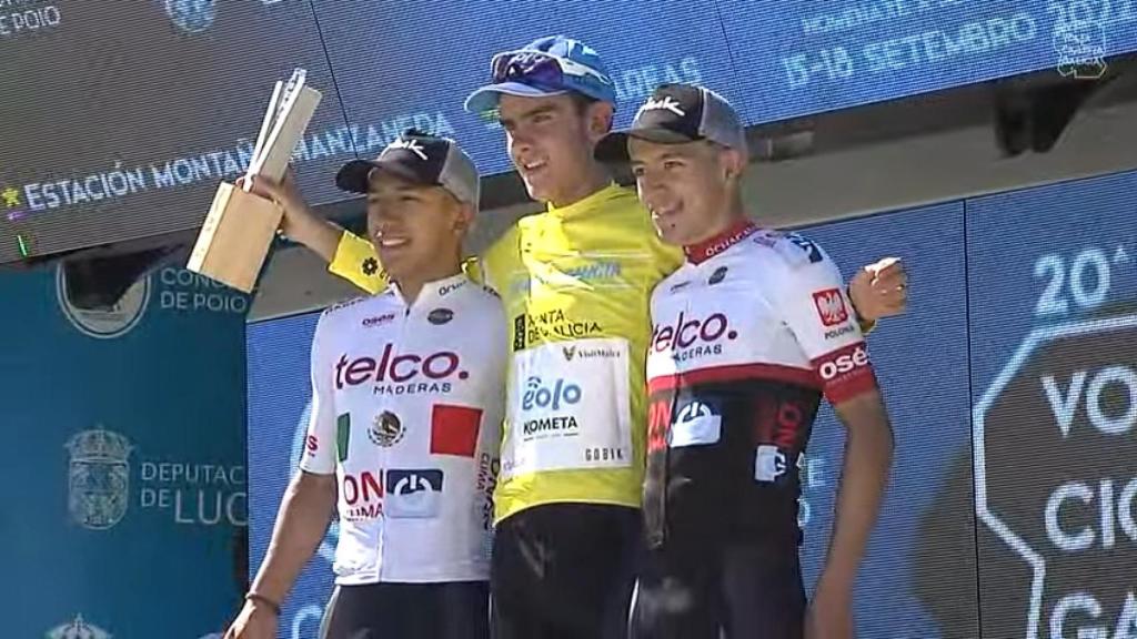 Fernando Tercero, campeón de la Volta Galicia. Foto: Eolo Kometa