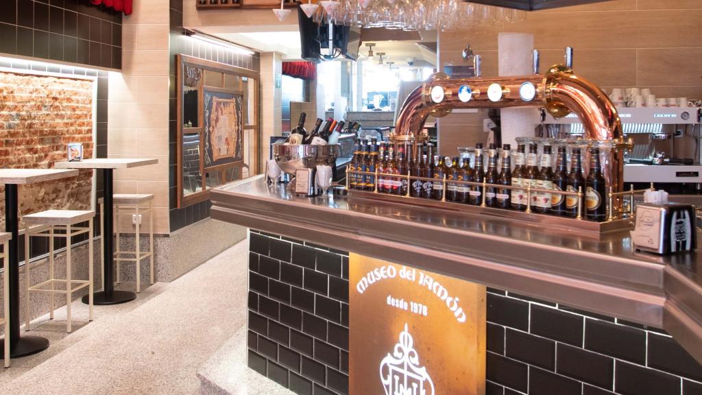 Museo del Jamón en Gran vía (Madrid).