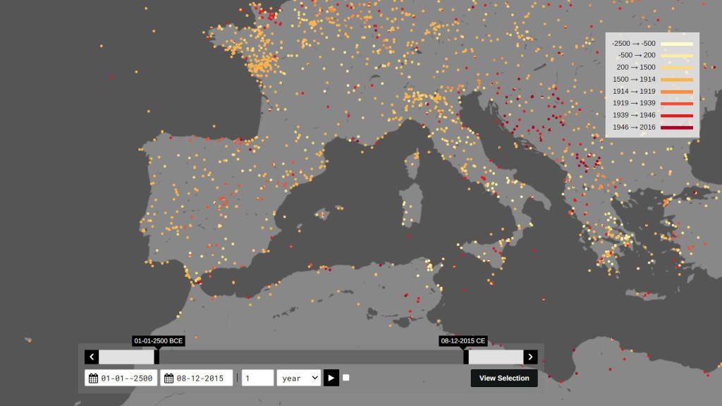 Mapa Geography of Violence