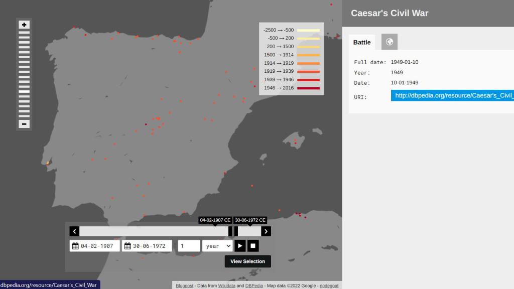 Mapa Geography of Violence