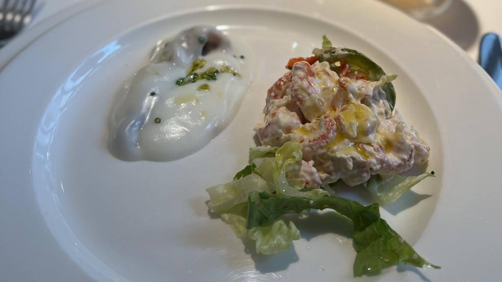 Ensalada de colas de cangrejo en La Ancha