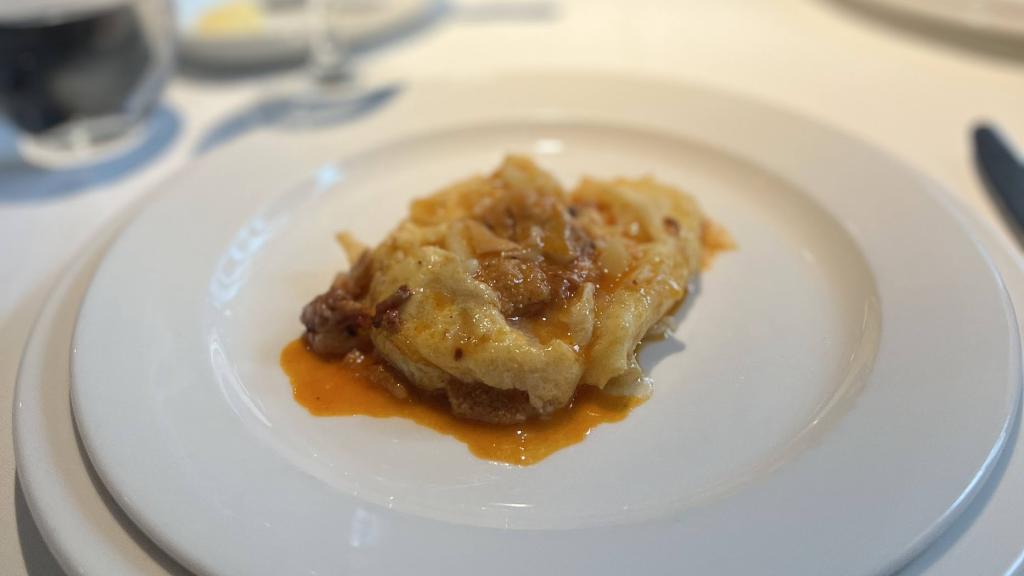 Tortilla con callos en La Ancha