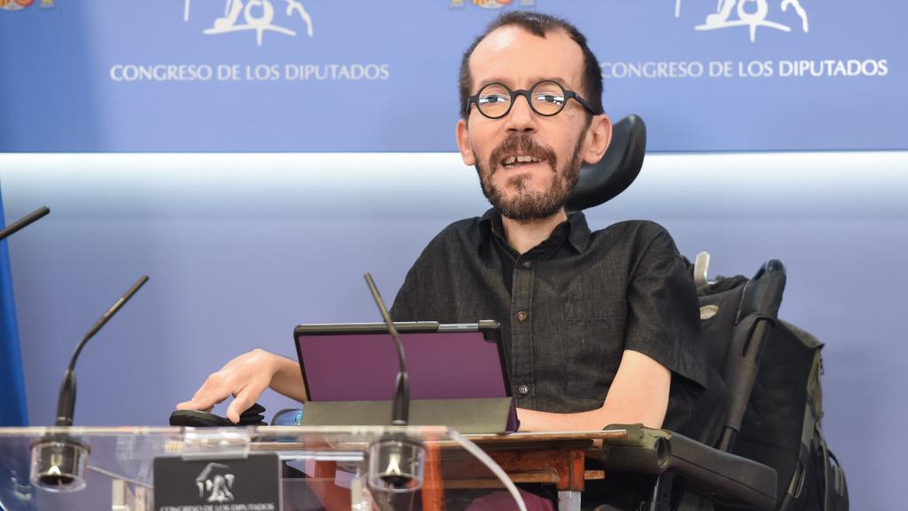 El portavoz de Unidas Podemos en el Congreso de los Diputados, Pablo Echenique.