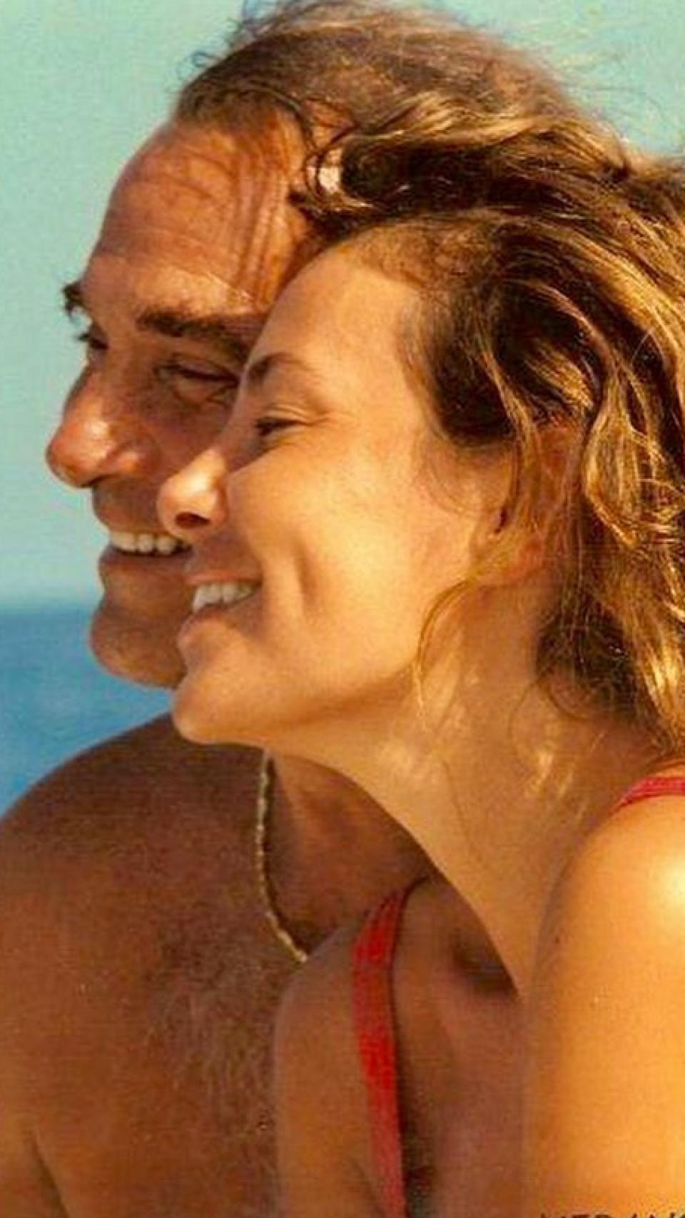 Ana García Obregón junto a su padre en una imagen de sus redes sociales.