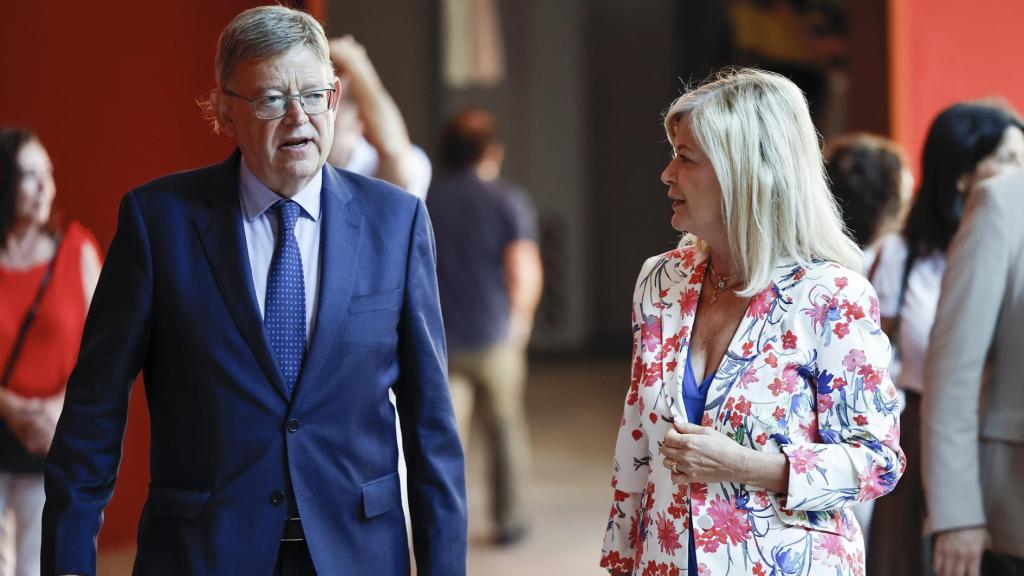 Ximo Puig y Gabriela Bravo, en un acto este martes.