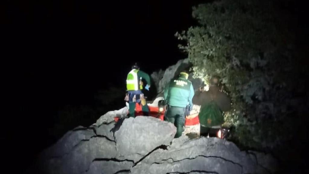 Imagen del rescate en León.