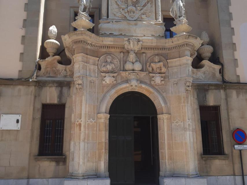 Imagen de la fachada de la Audiencia Provincial de León.