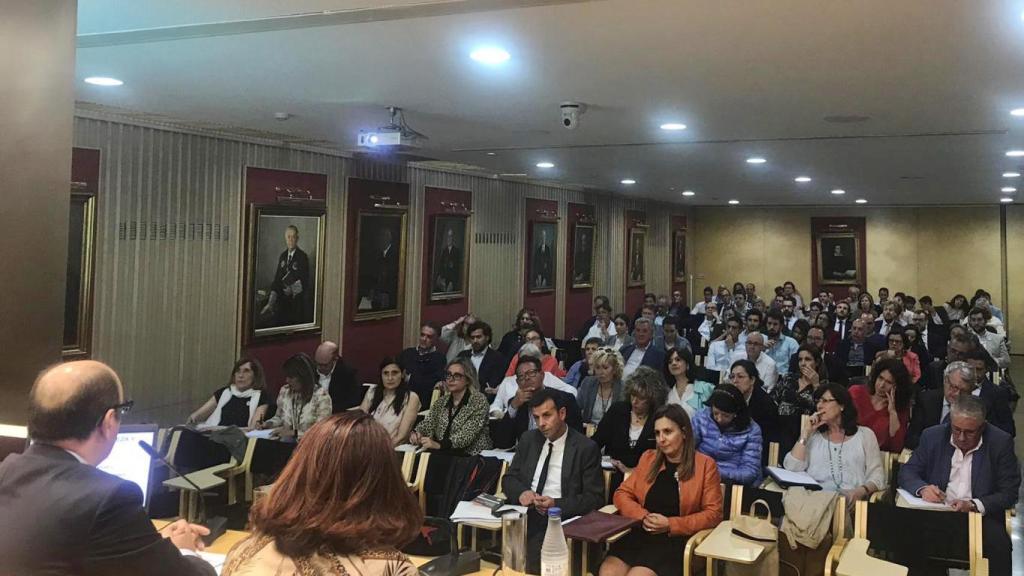 Imagen de archivo de uno de los cursos presenciales de violencia de género de CACYL en 2019.