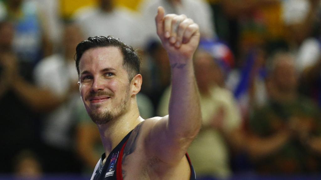 Thomas Heurtel durante un partido con la selección de Francia