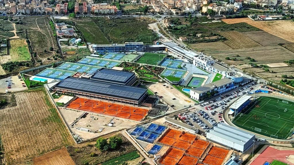 Vista aérea de la Rafa Nadal Academy