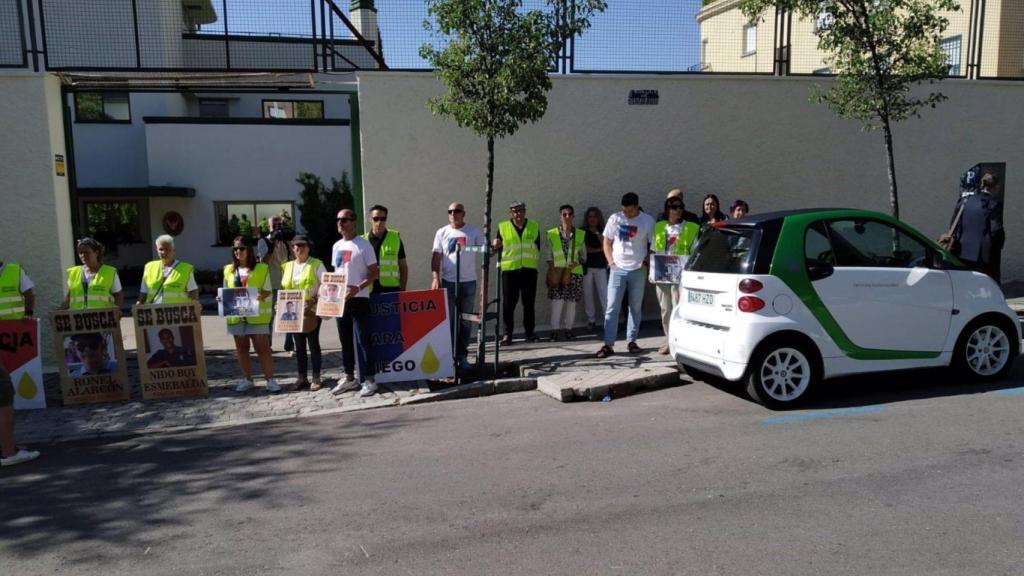 Concentración de la plataforma ‘Justicia para Diego’