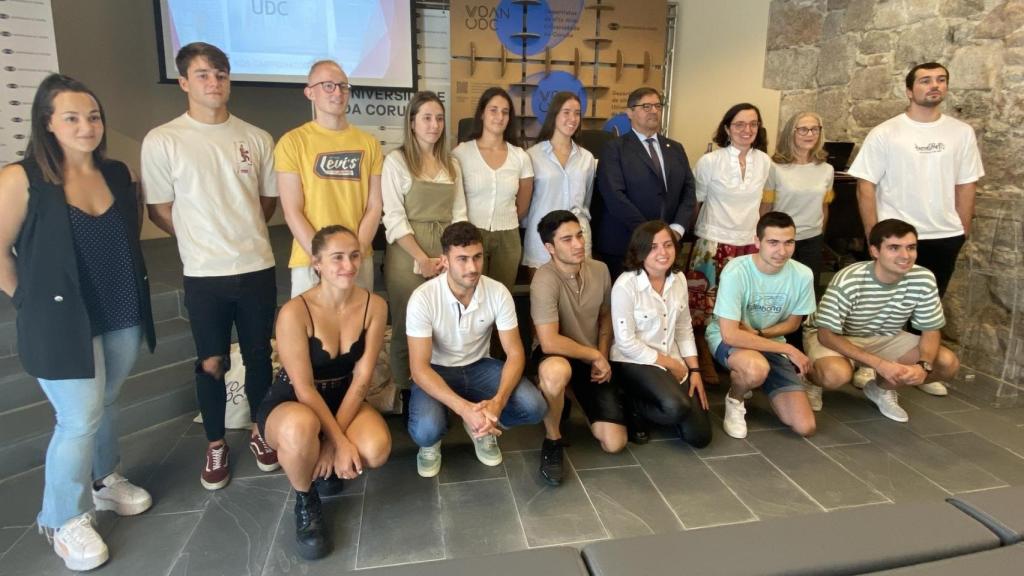 Estudiantes Deportistas de Alto Nivel y medallistas de la Universidad da Coruña.