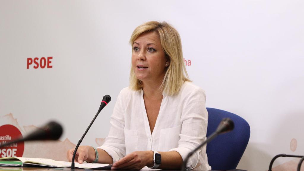 Ana Isabel Abengózar en rueda de prensa.