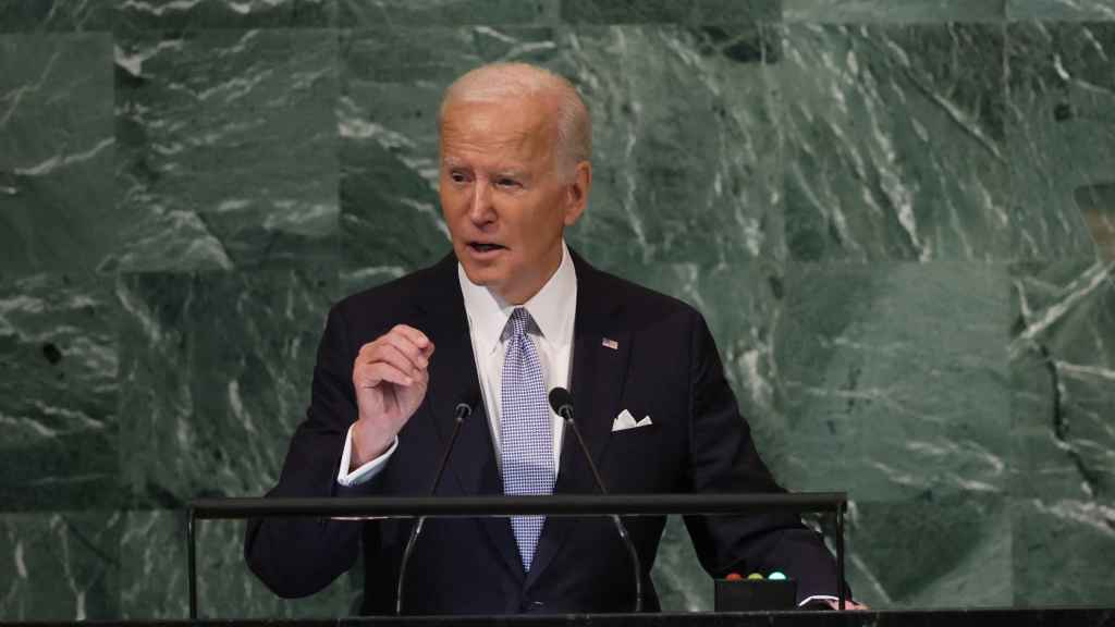 Joe Biden este miércoles en la Asamblea General de la ONU.