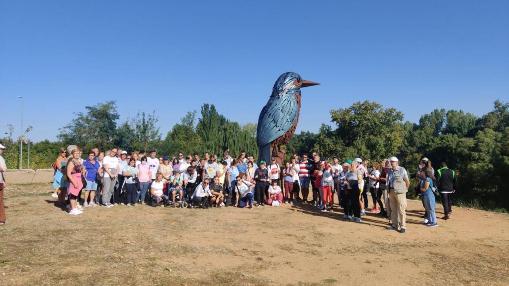 Los participantes de la ruta peatonal de Santa Marta