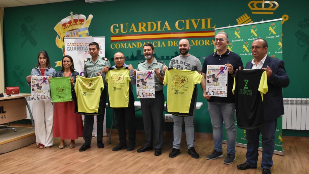 Presentación de la XI Carrera de la Guardia Civil de Zamora