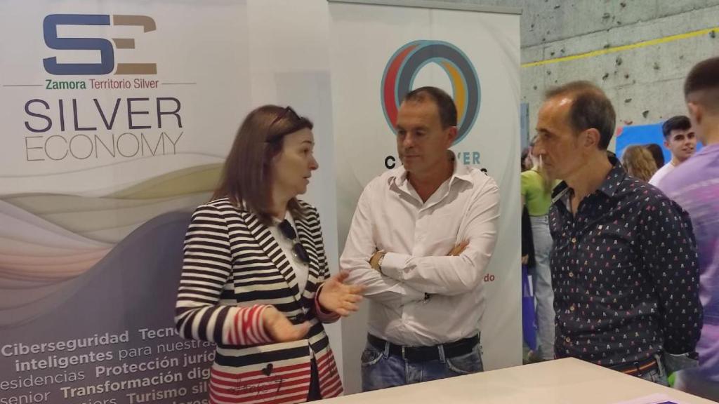 Francisco Requejo y José Luis Prieto Calderón en la inauguración del curso en el Campus Viriato,