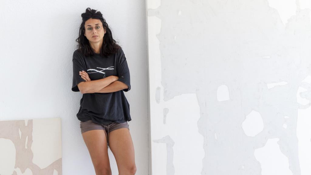 Irene Grau en su estudio. Foto: Cortesía de la artista