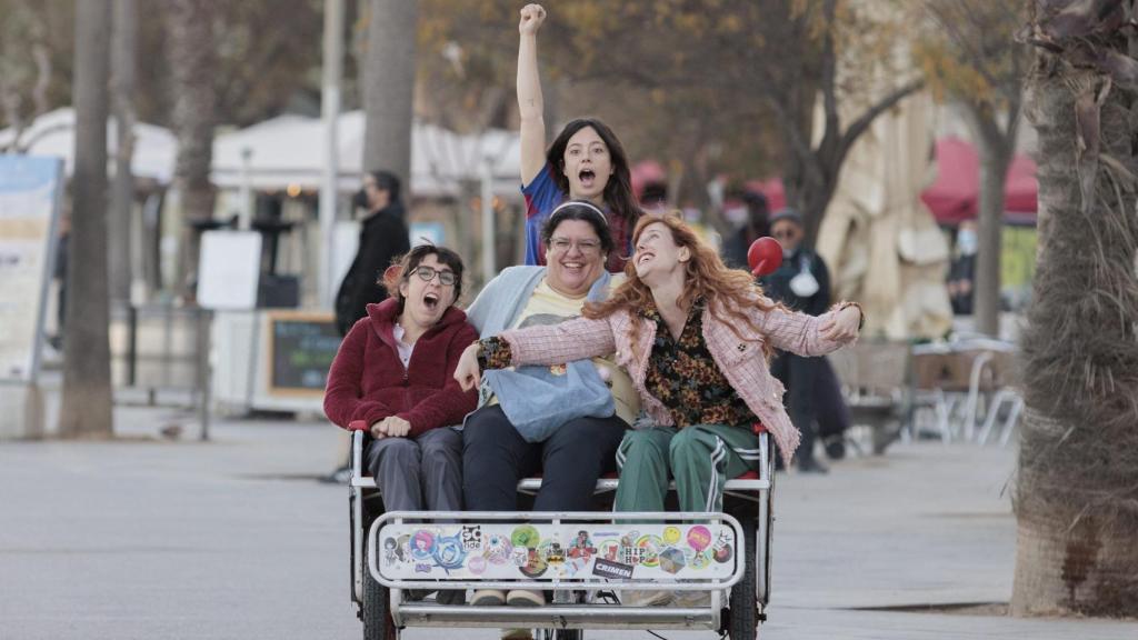 Un momento de 'Fácil', la adaptación de Anna R. Costa de la novela de Cristina Morales 'Lectura fácil'